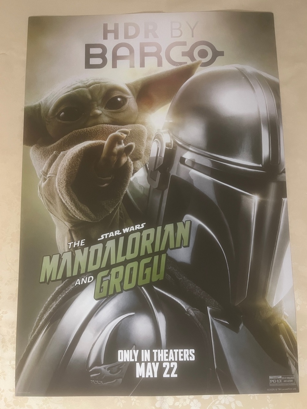 Mandalorian & Grogu Star Wars BUNDLE Movie Posters, Button, Stand, Cards - Picture 11 of 15